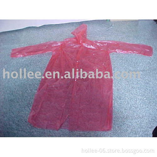 pe emergency disposable poncho
